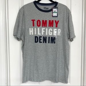 NWT Tommy Hilfiger Denim Short Sleeve Shirt Size Large